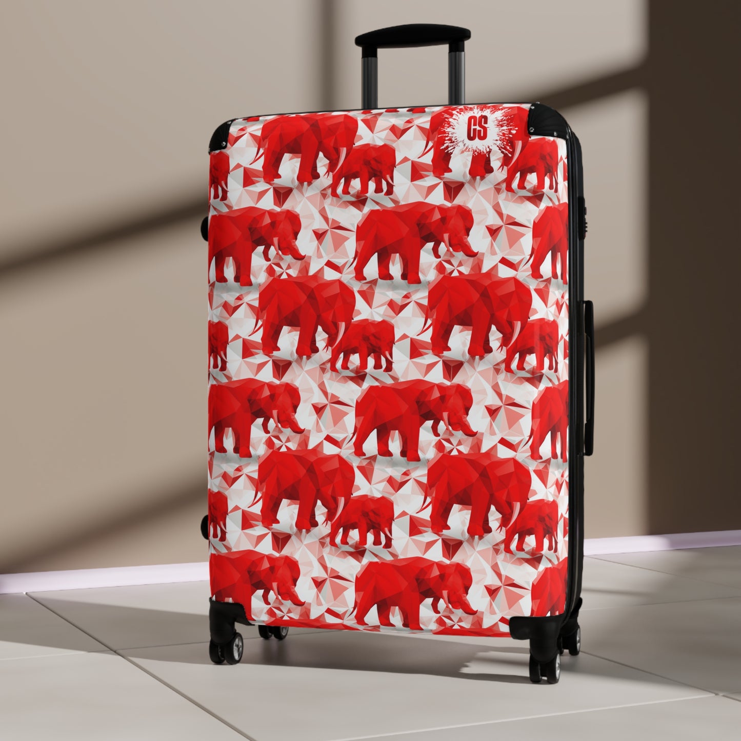 Elephants & Triangles Suitcase