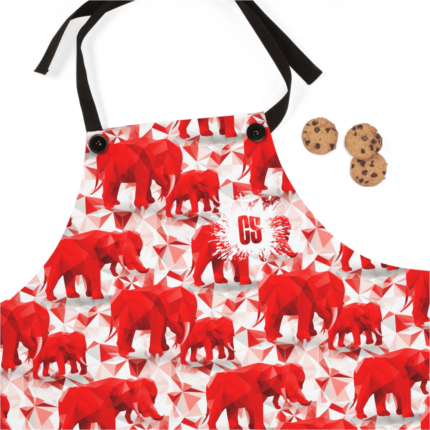 Elephants & Triangles Apron