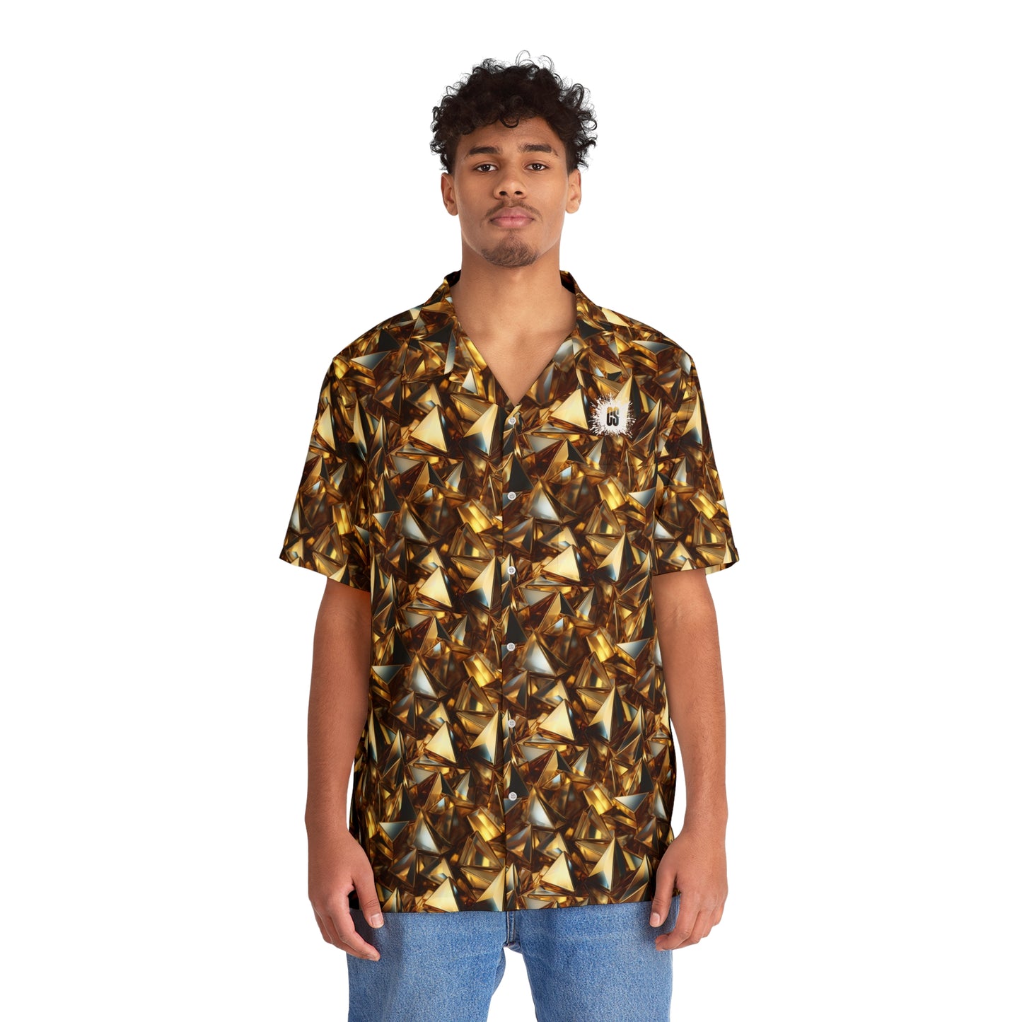 Golden Triangles Men's Hawaiian Shirt