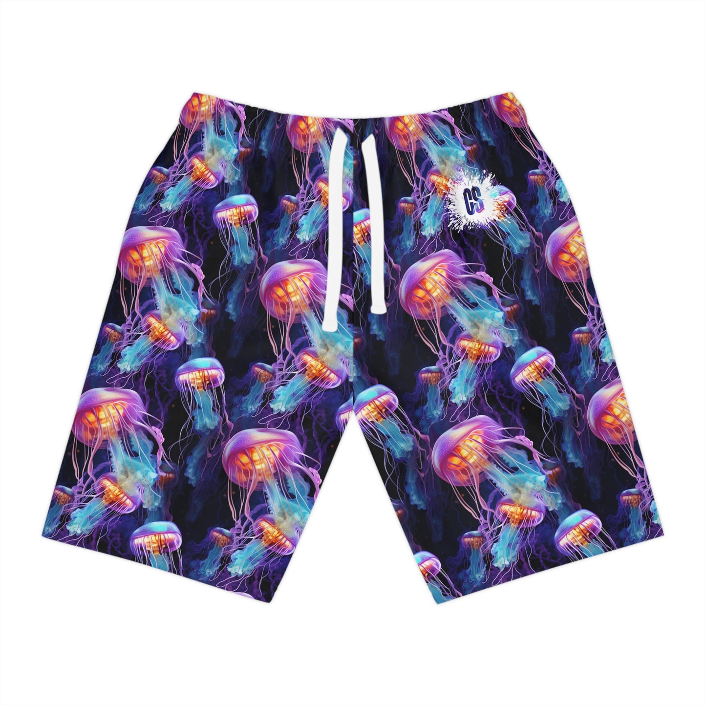 Rising Jellyfish Athletic Long Shorts