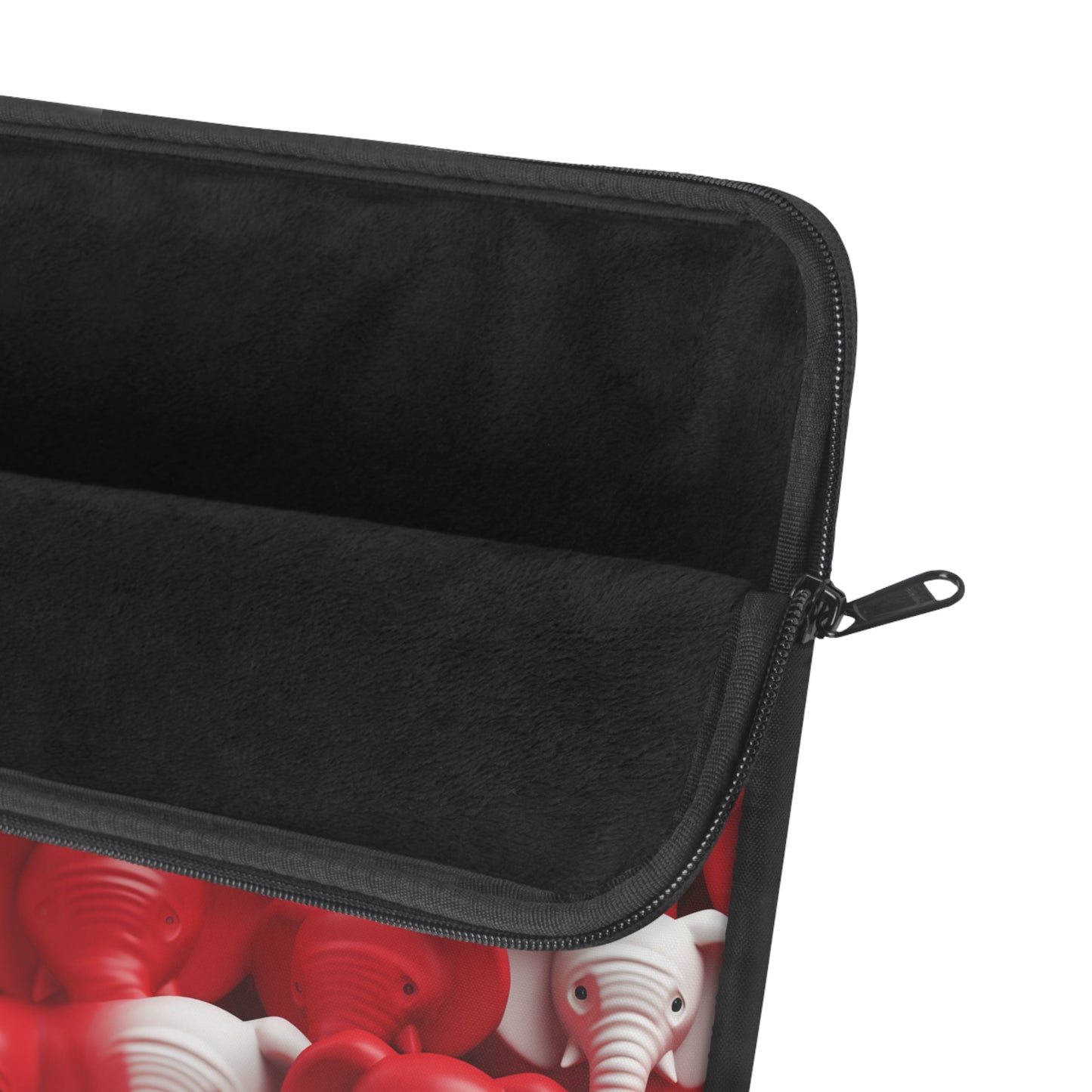 Red & White Elephants Laptop Sleeve