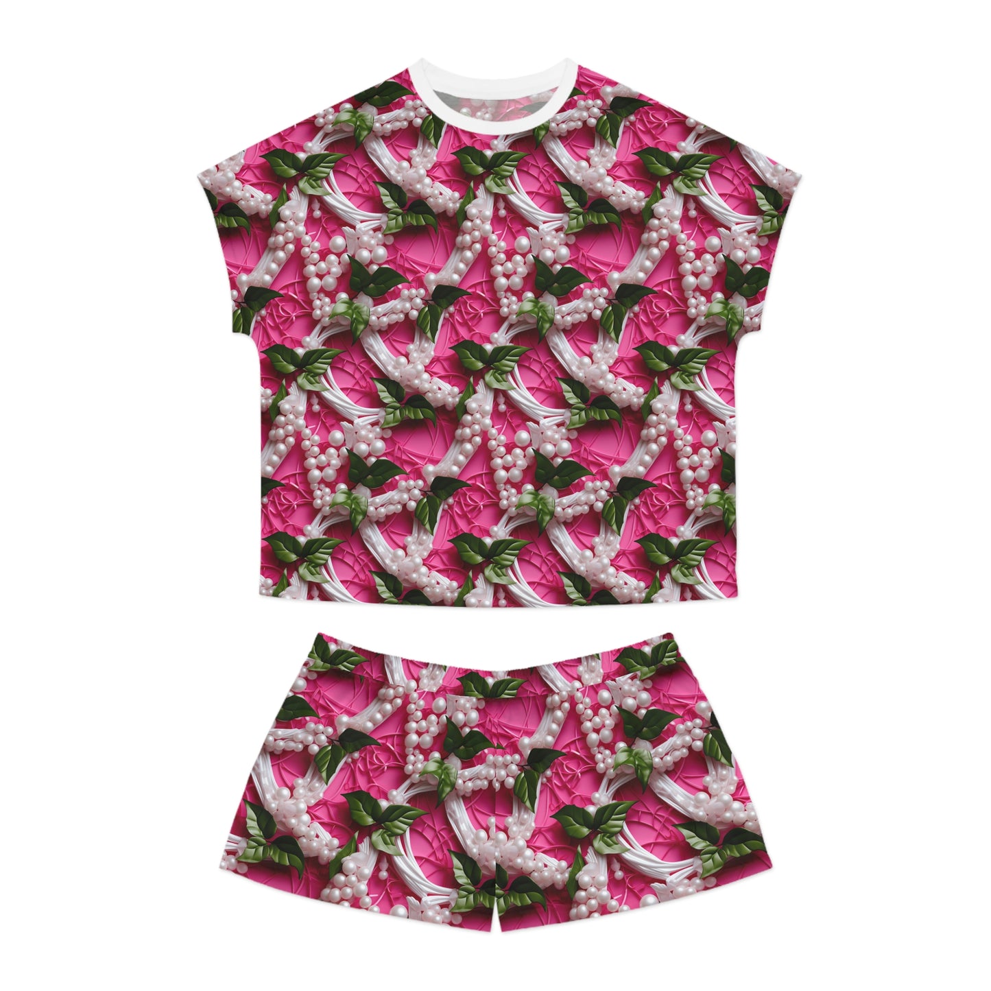 Ivy & Pearls Women's Short Pajama Set