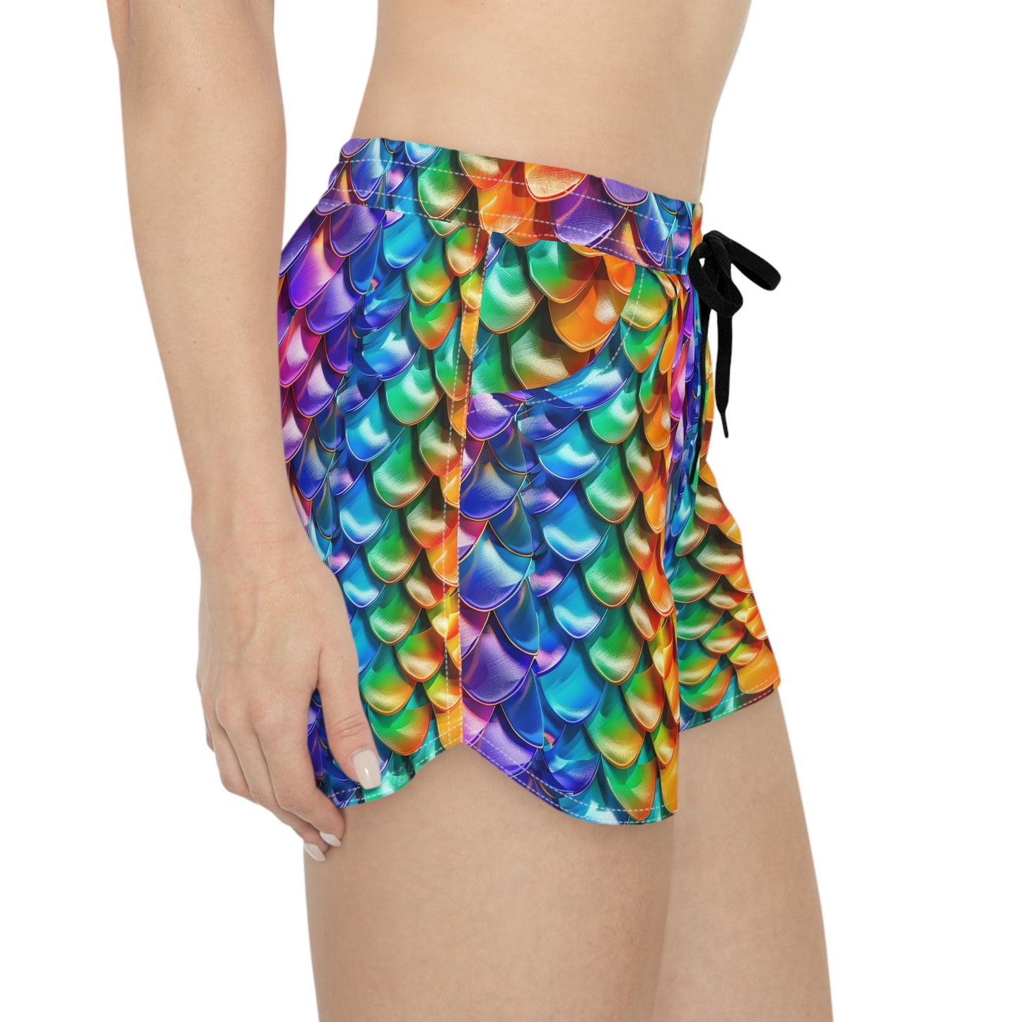 Neon Snake Women's Casual Shorts