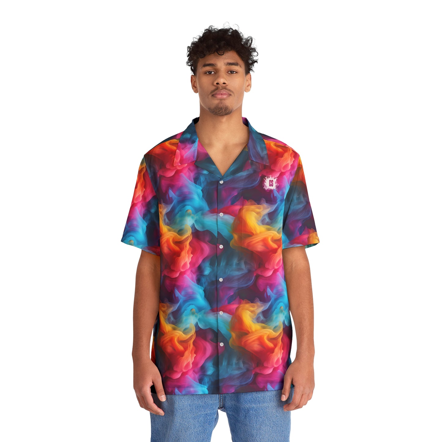 Smoky Haze Men's Hawaiian Shirt