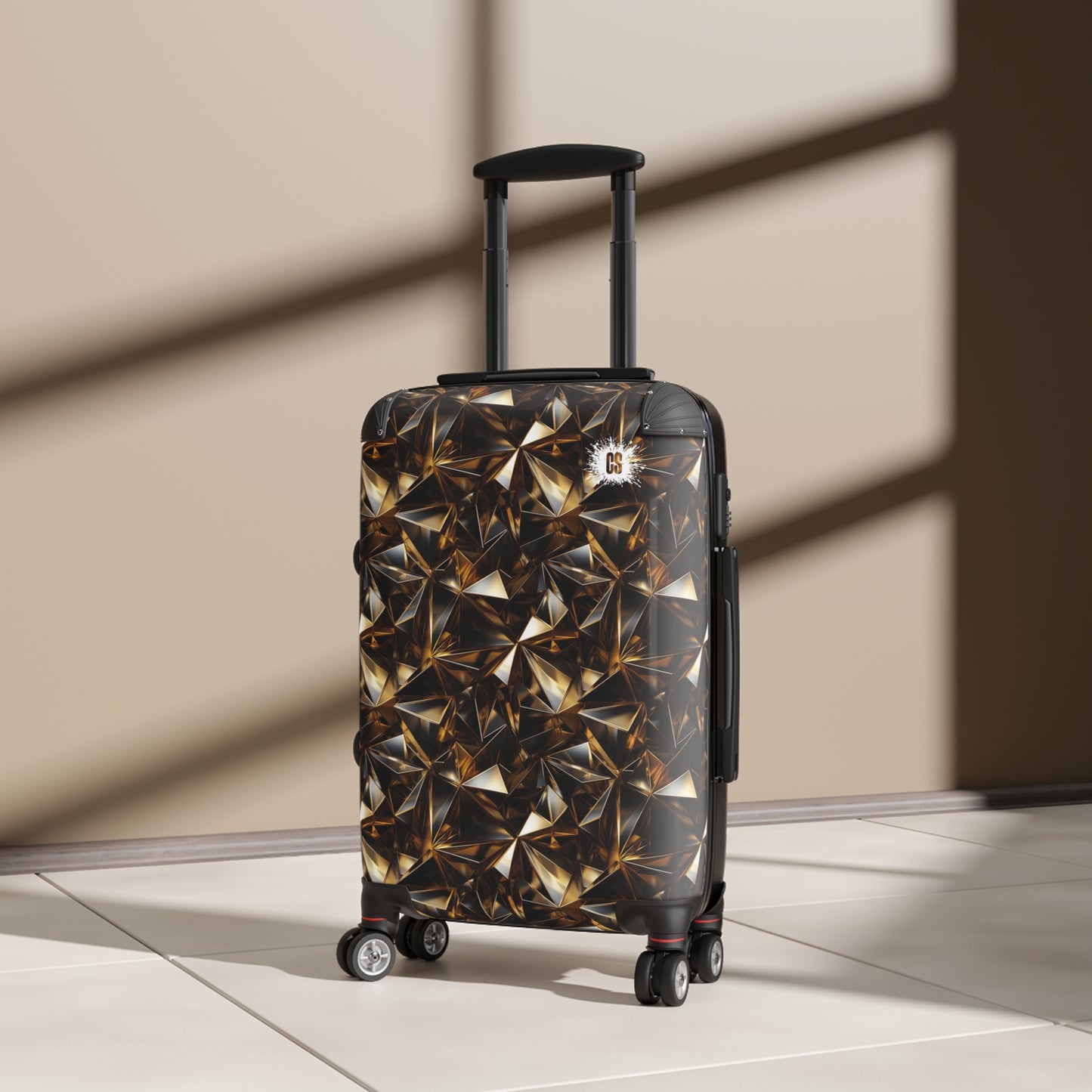 Black & Gold Jewels Suitcase