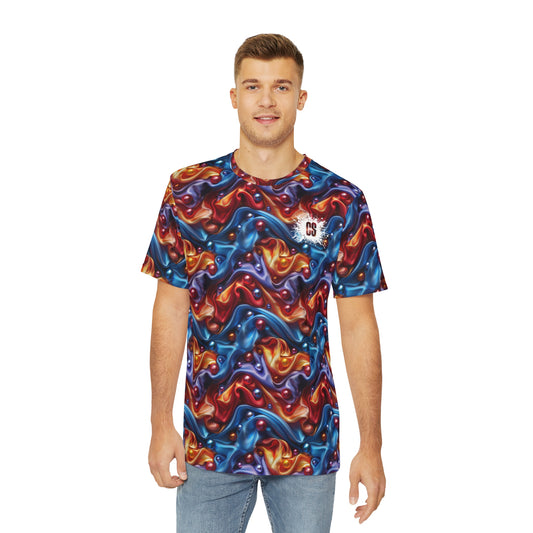 Sartorial Satin & Pearls Men's Polyester Tee