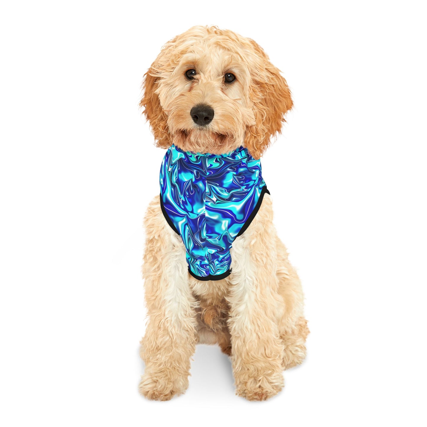 Oceanic Blue PitBull Pet Hoodie