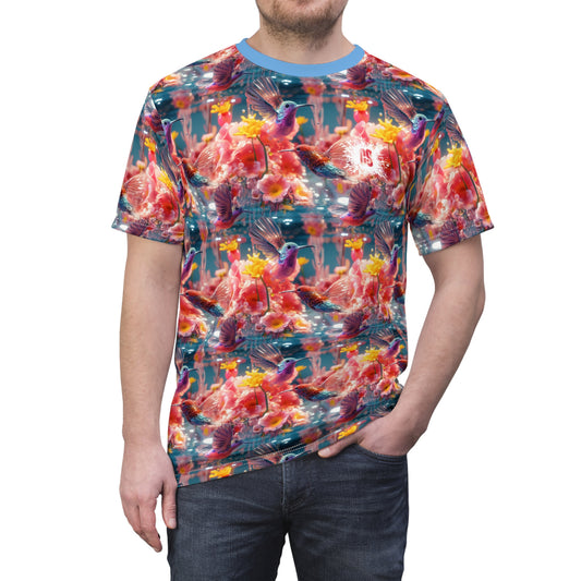 Hummingbird Dance Unisex Cut & Sew Tee