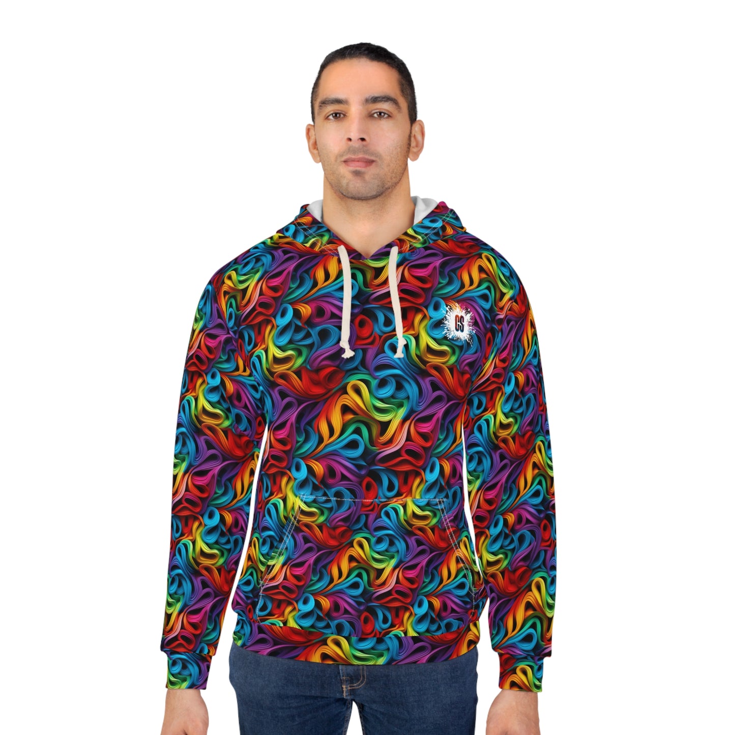 Colorful Rubberbands Unisex Pullover Hoodie