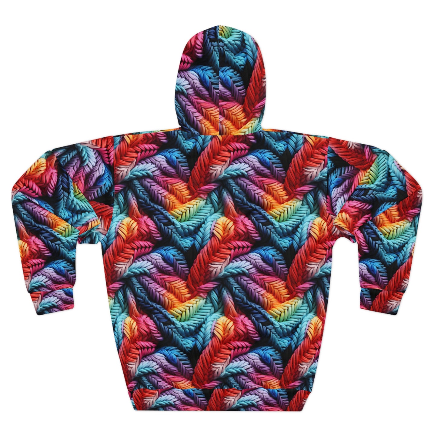 Colorful Lace Unisex Pullover Hoodie
