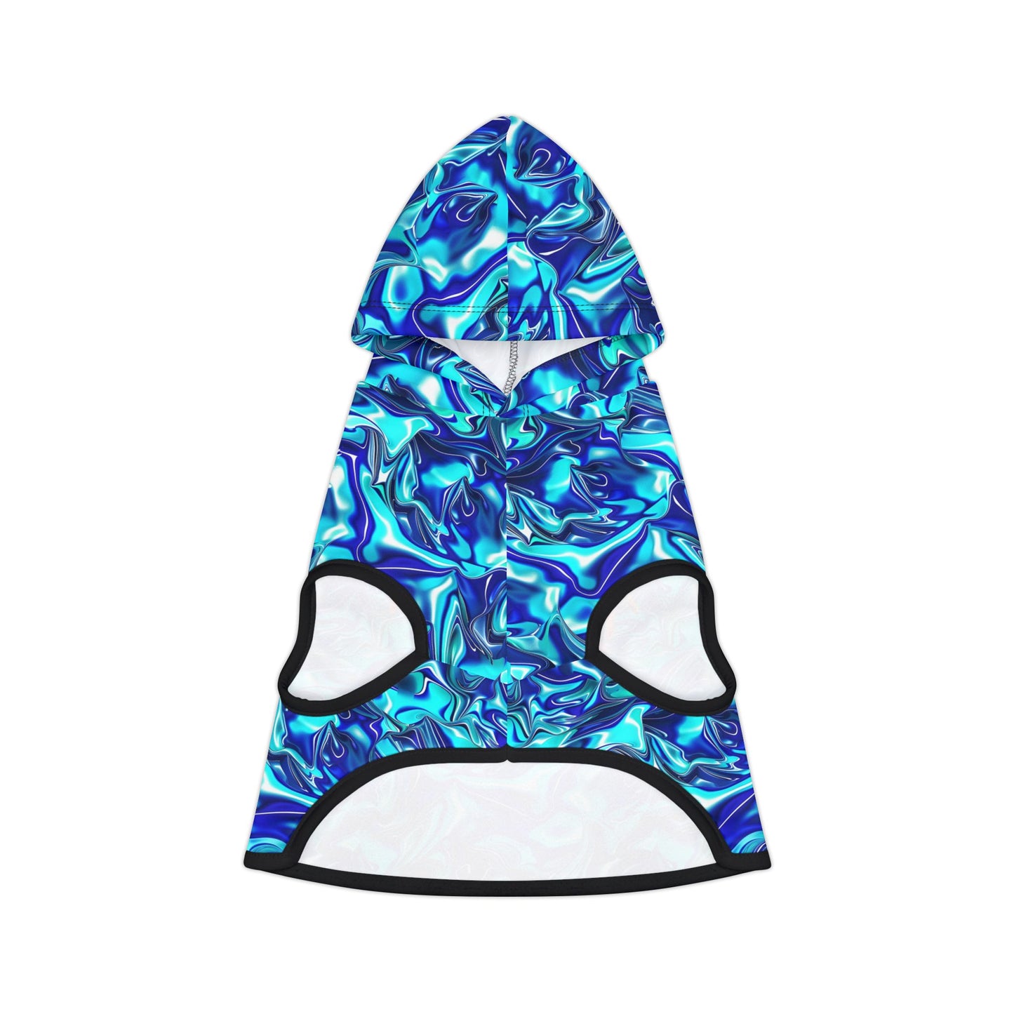 Oceanic Blue PitBull Pet Hoodie