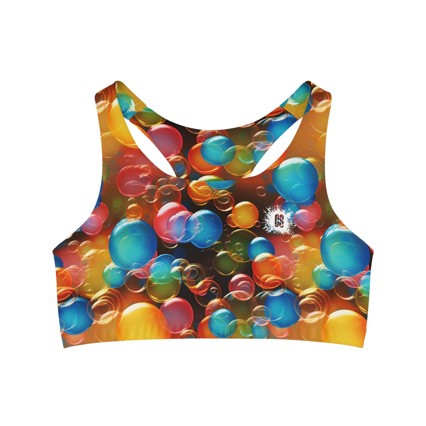 Bubble Attack Seamless Sports Bra