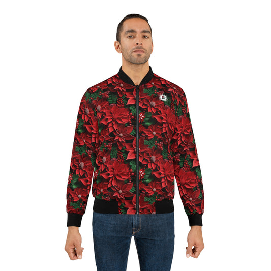 Christmas Leaves Men's Bomber Jacket