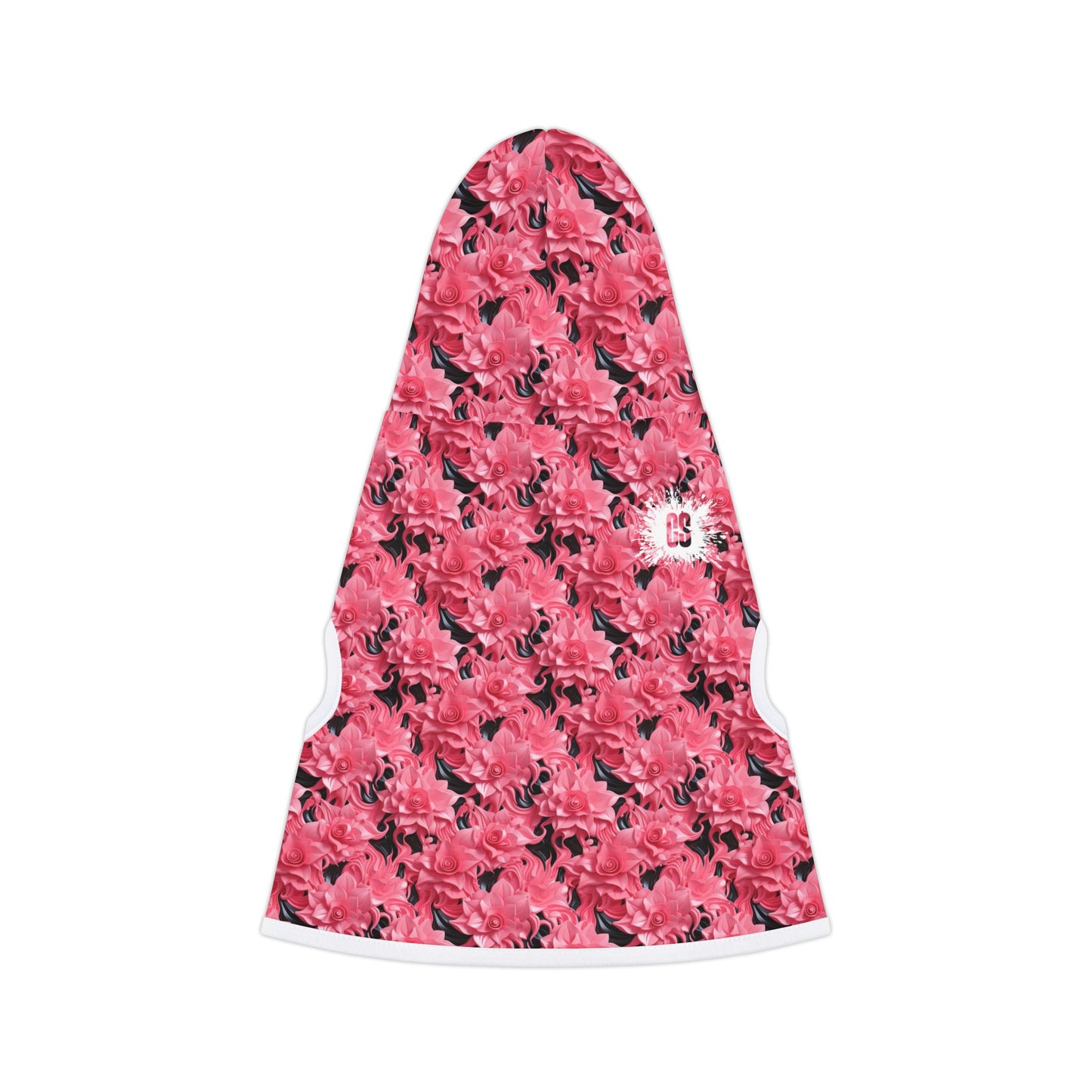 Pink Roses Pet Hoodie