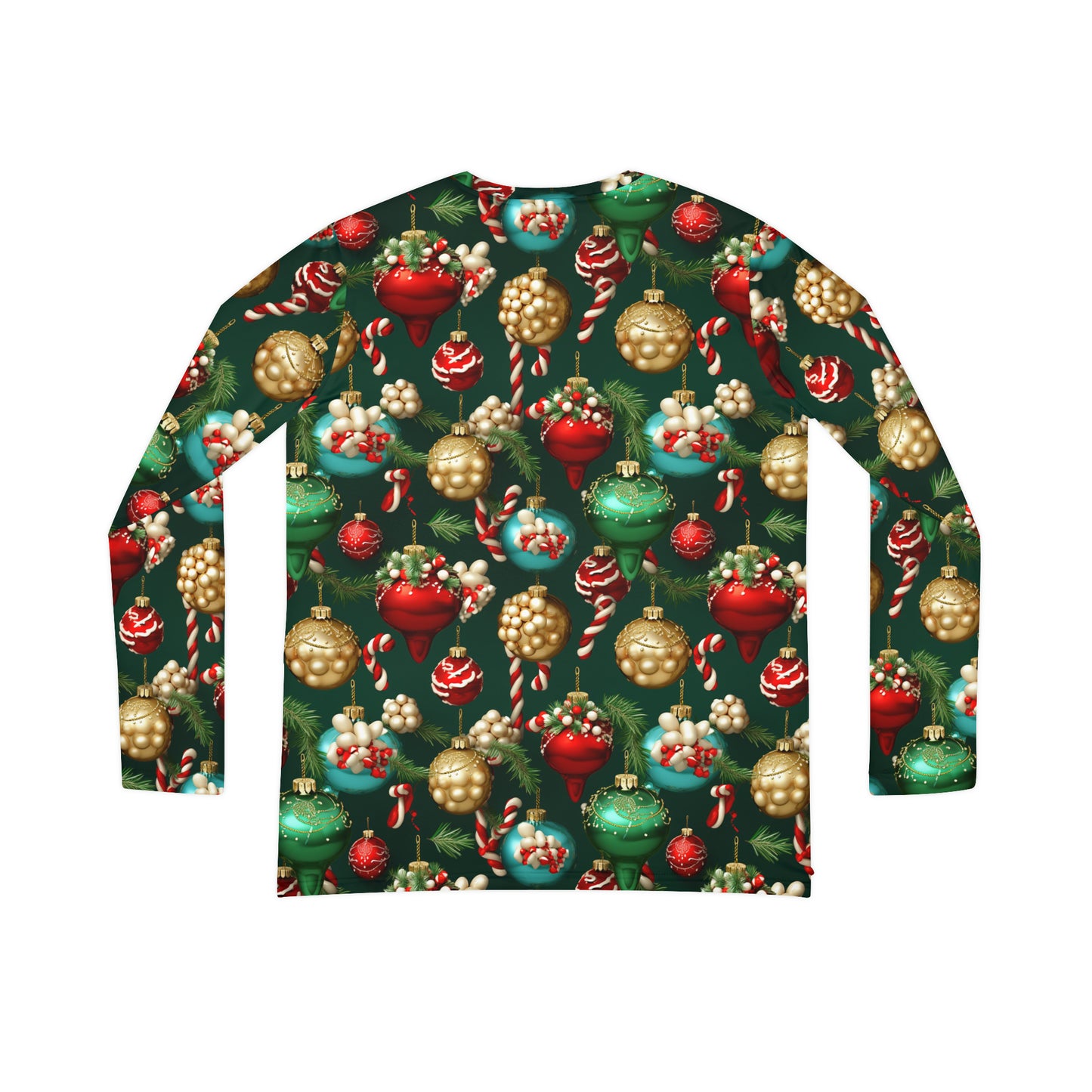 Christmas Ornaments Women's Long Sleeve V-neck Shirt