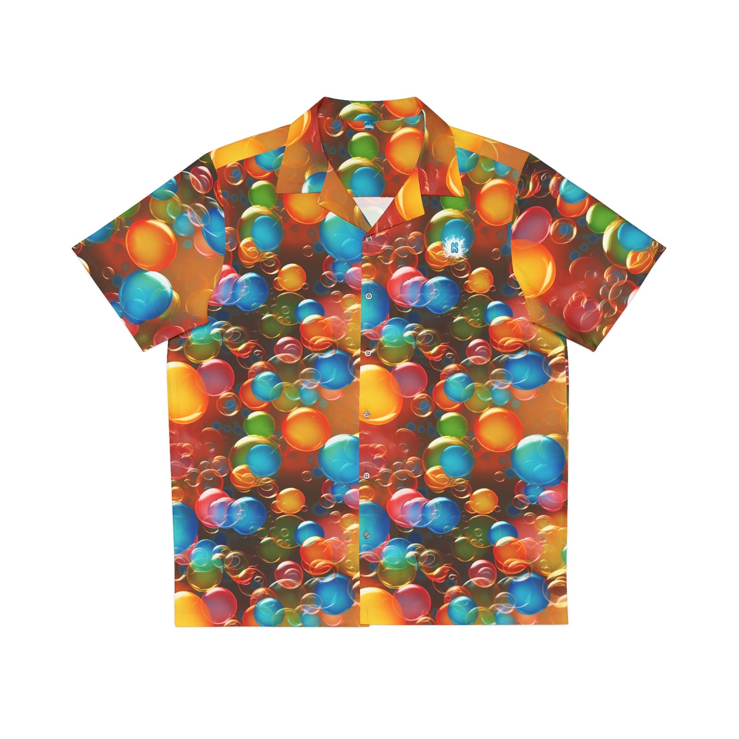 Bubble Attack Men's Hawaiian Shirt