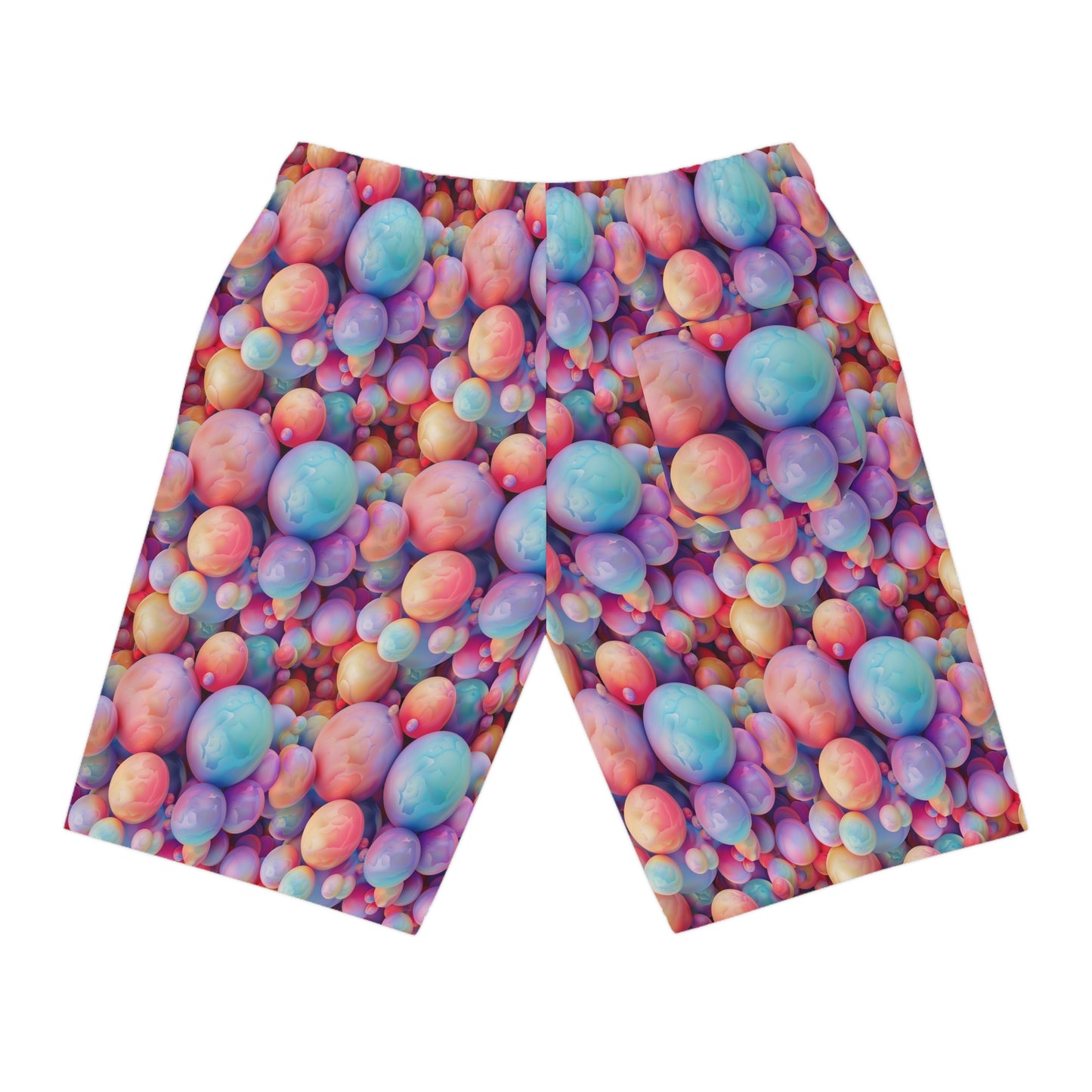 Pastel Jawbreakers Athletic Long Shorts