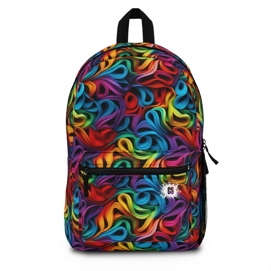 Rubber Band Rainbow Backpack