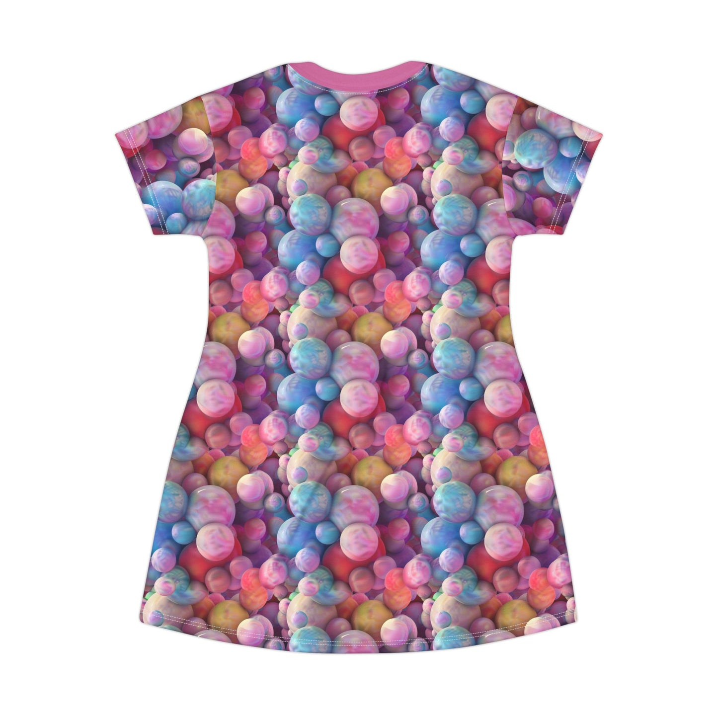 Pastel Marbles T-Shirt Dress