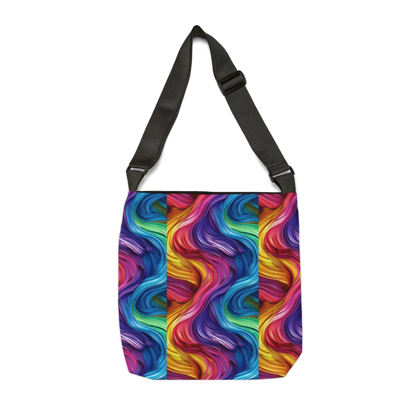 Paint Swirls Adjustable Tote Bag
