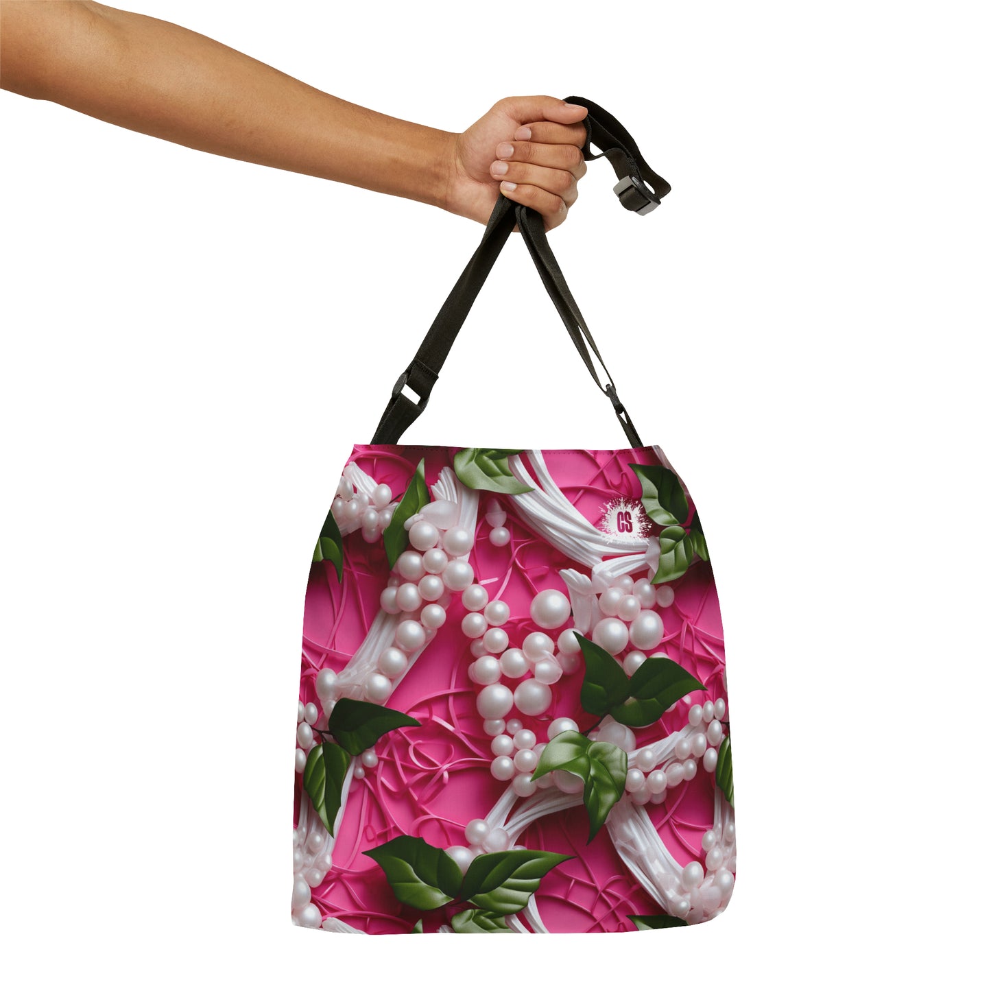 Ivy & Pearls Adjustable Tote Bag