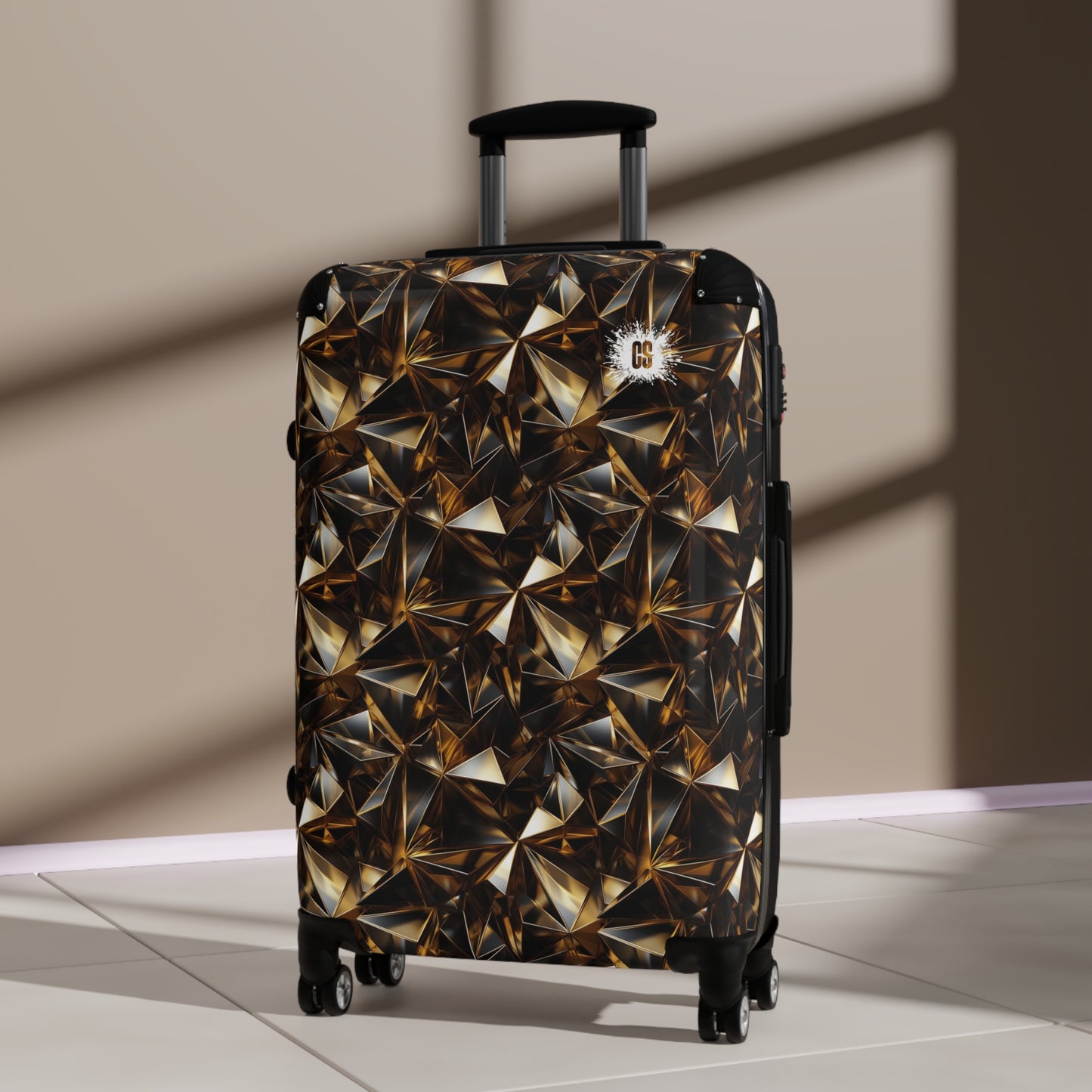 Black & Gold Jewels Suitcase