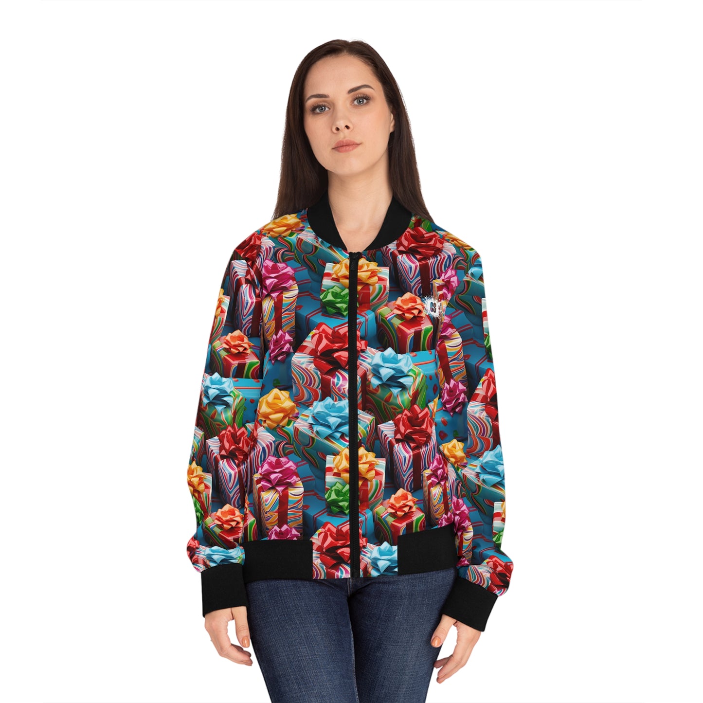 Christmas Gifts Women's Bomber Jacket