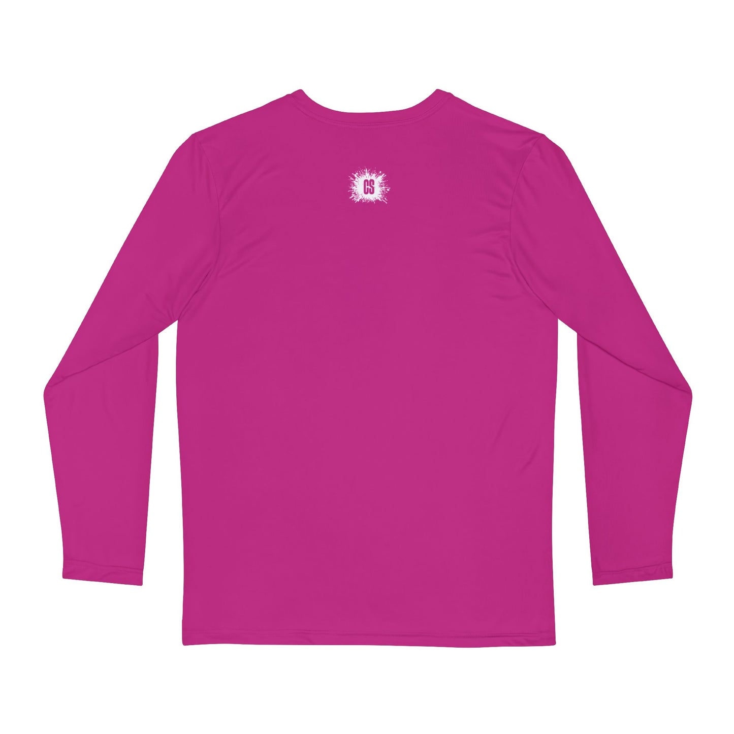 Vibrant Mauve ColorSplash Long Sleeve Shirt for Men - Perfect for Casual Outings and Celebrations