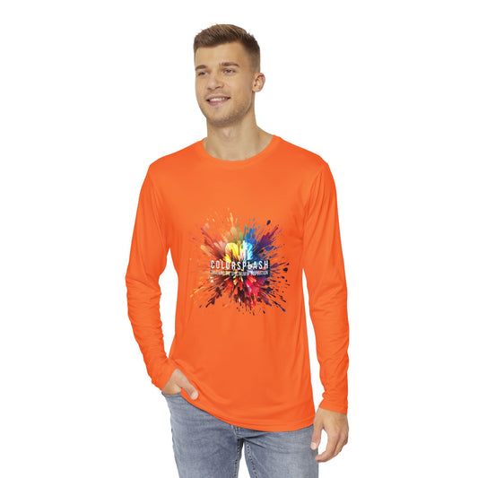 Vibrant Crusta Long Sleeve ColorSplash Shirt - Vibrant Casual Wear