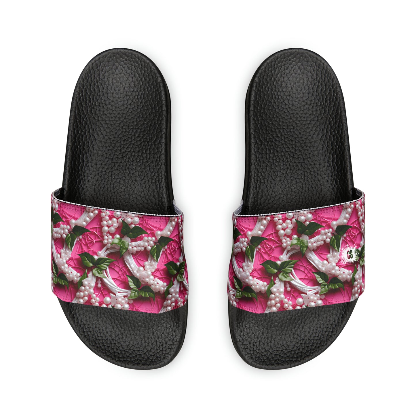 Ivy & Pearls Women's PU Slide Sandals