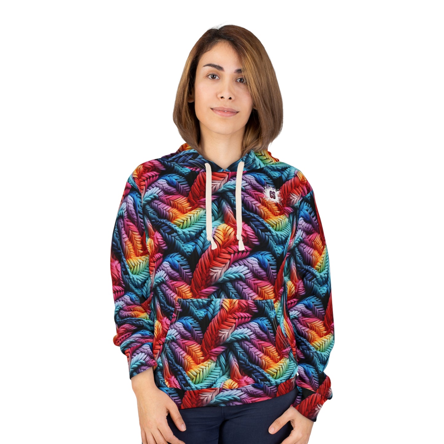 Colorful Lace Unisex Pullover Hoodie