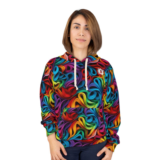 Rubber Band Rainbow Unisex Pullover Hoodie
