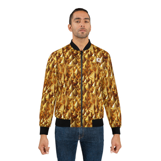 GoldPyramids Mens Bomber Jacket