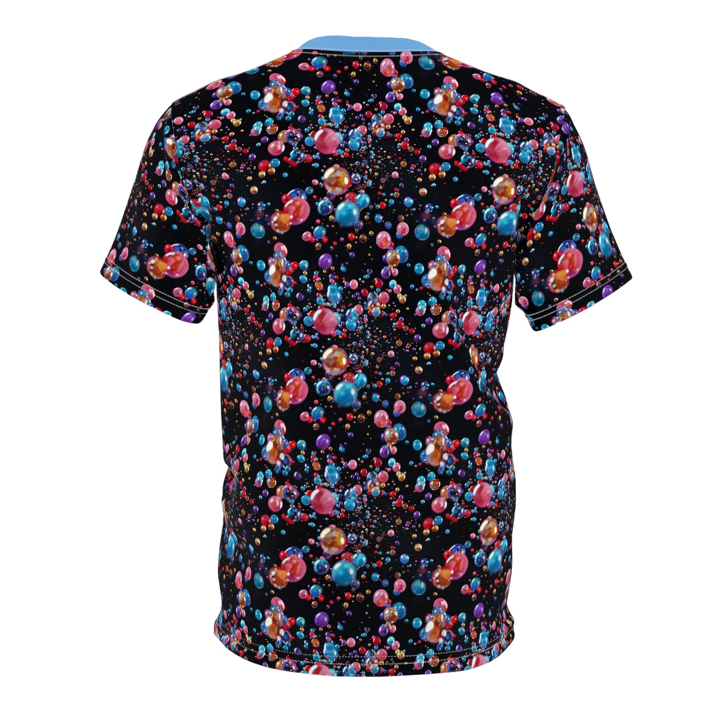 Colorful Champagne Bubbles Unisex Cut & Sew Tee