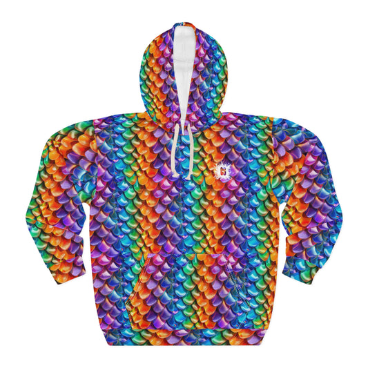 Neon Reptile Unisex Pullover Hoodie