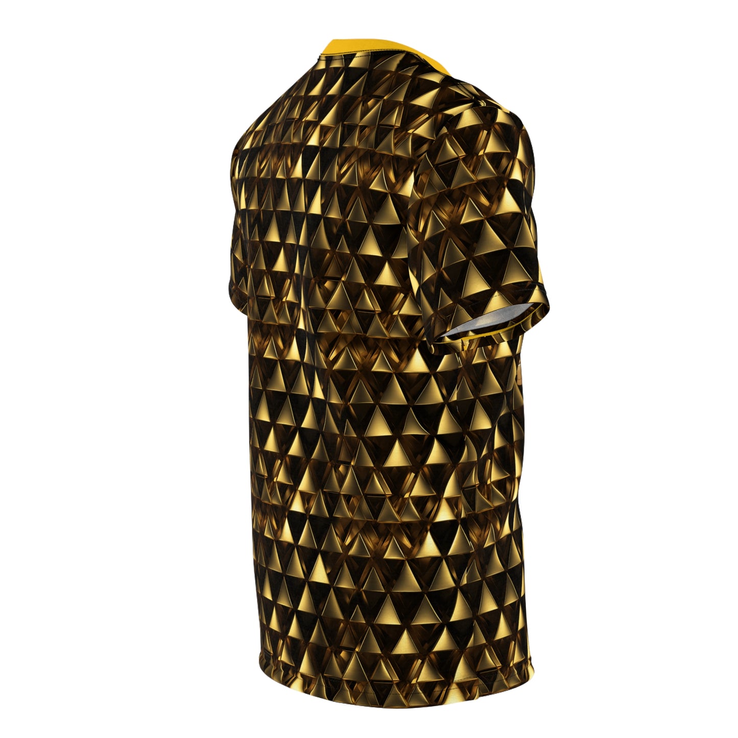 Gold & Black Pyramids 1906 Unisex Cut & Sew Tee