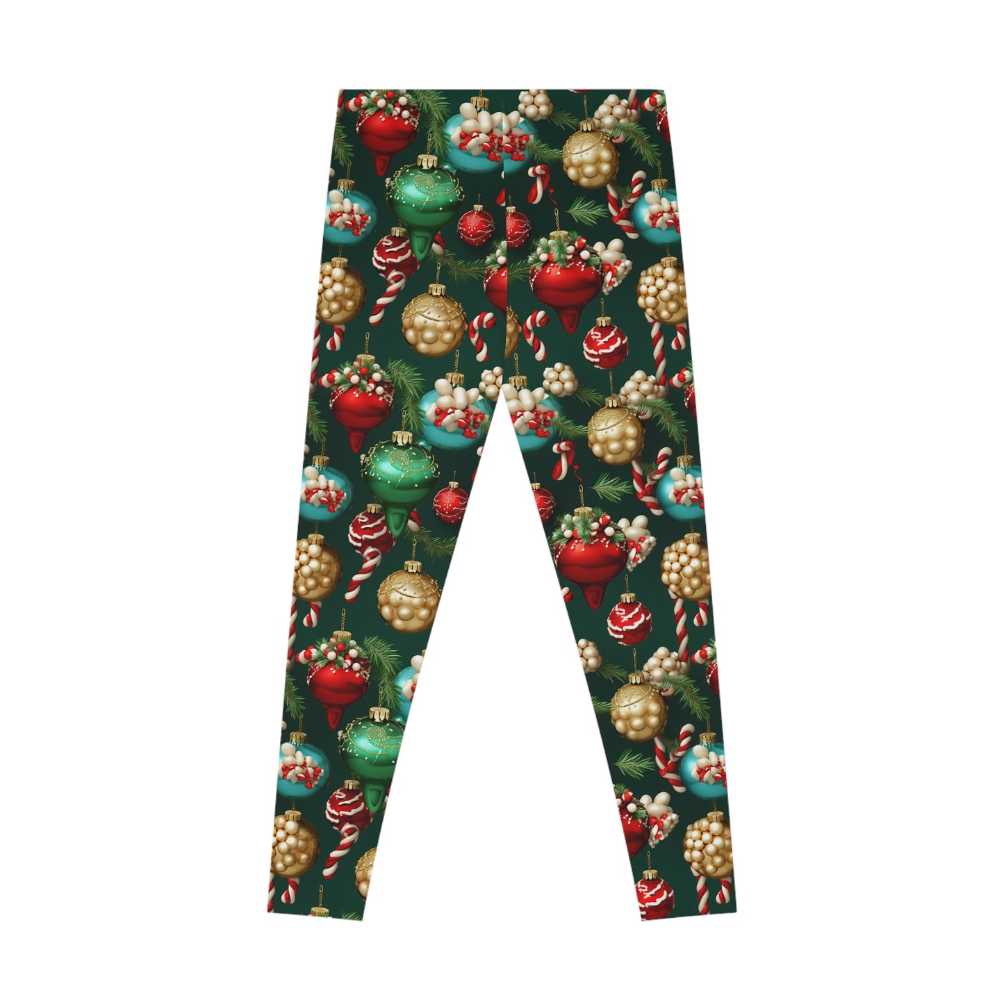 Christmas Ornaments Stretchy Leggings