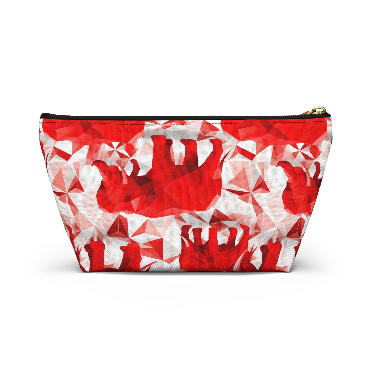 Elephants & Triangles Accessory Pouch w T-bottom