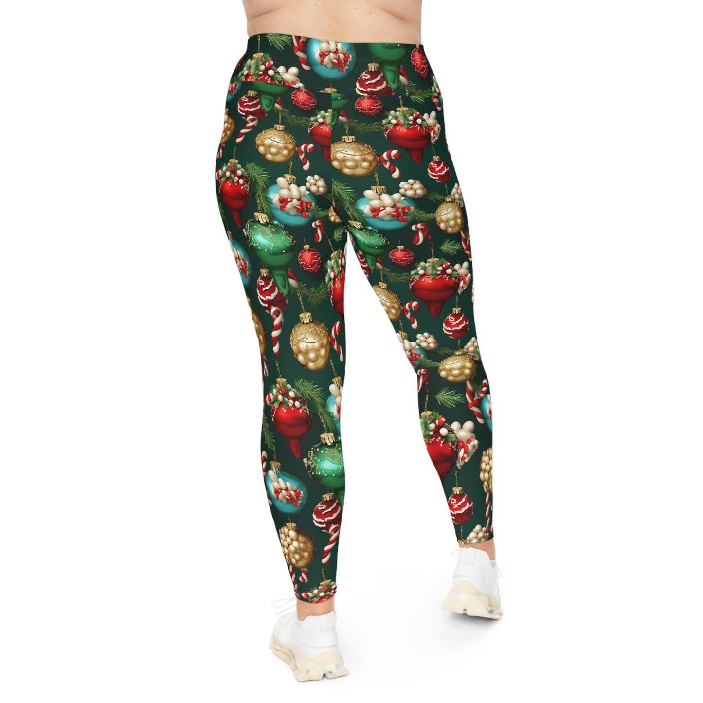 Christmas Ornaments Plus Size Leggings