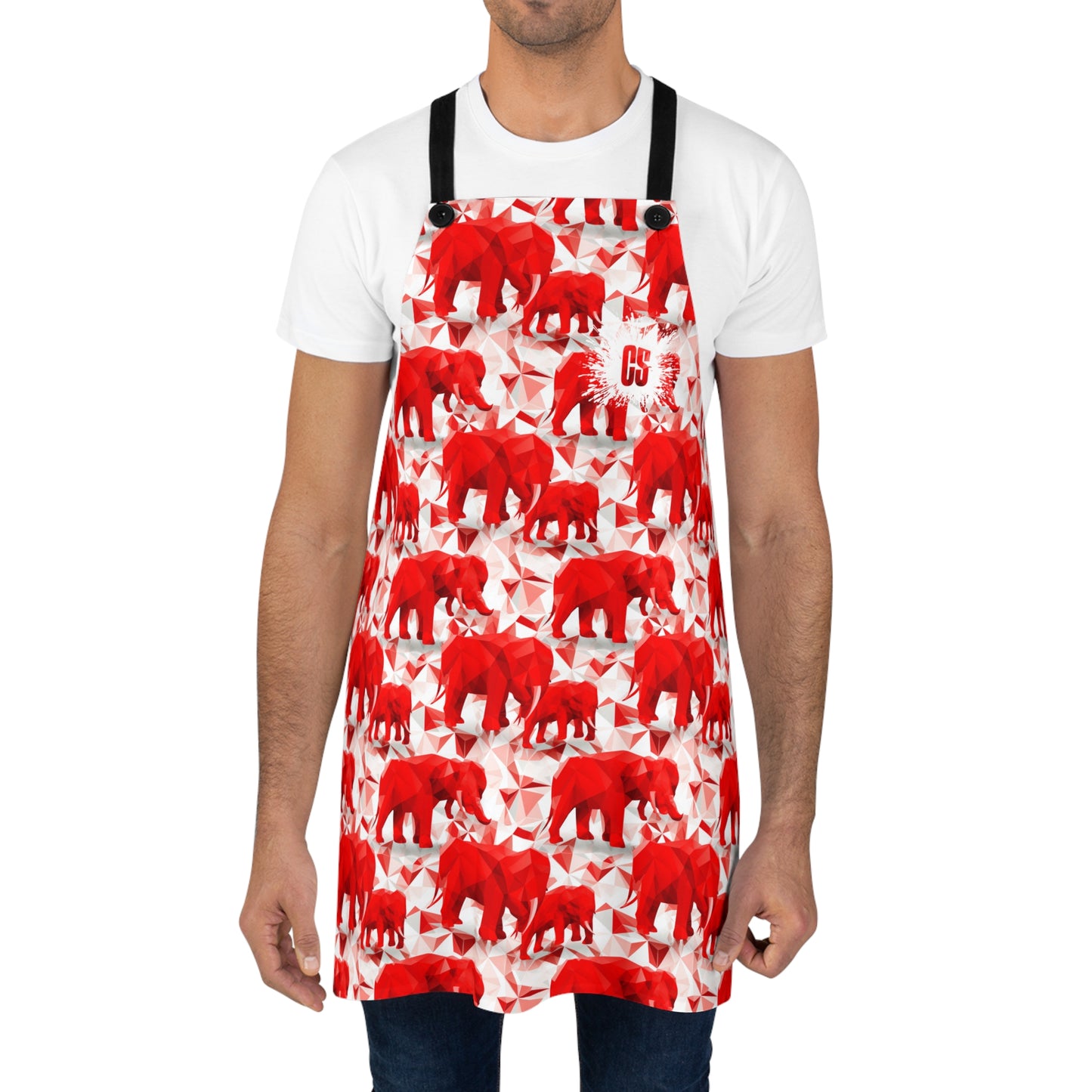 Elephants & Triangles Apron