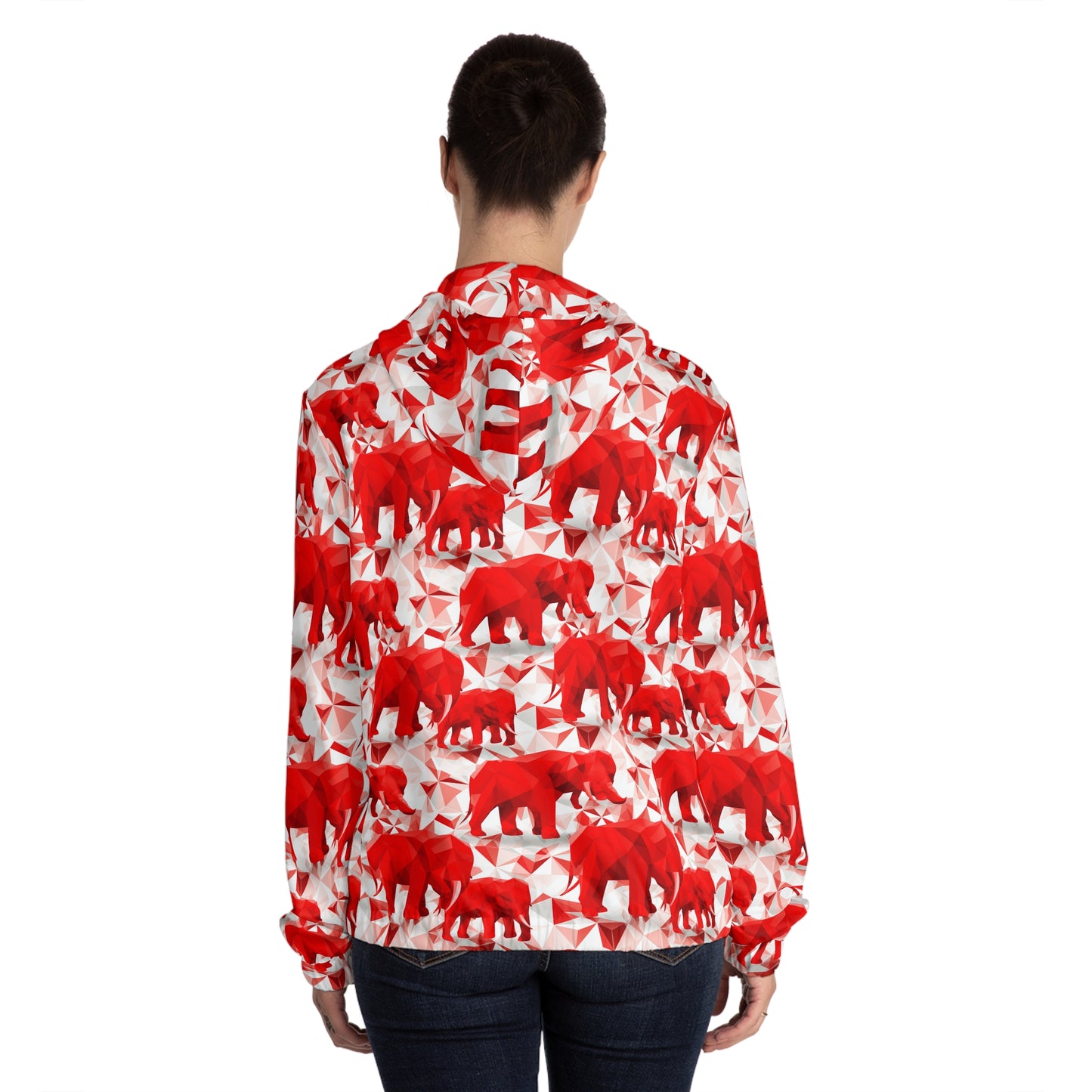 Elephants & Triangles Women’s Full-Zip Hoodie