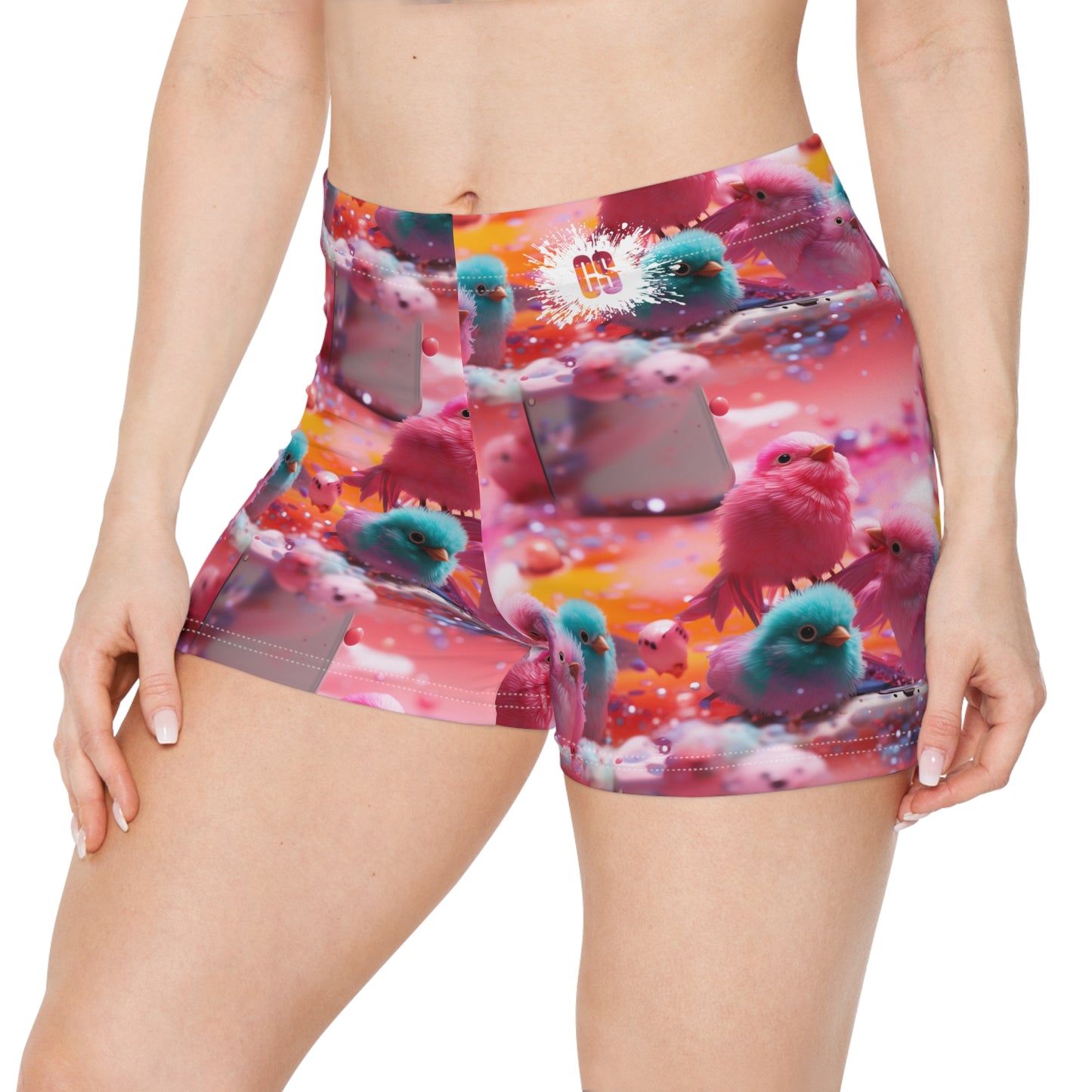 Colorful Bird Menagerie Women's Shorts