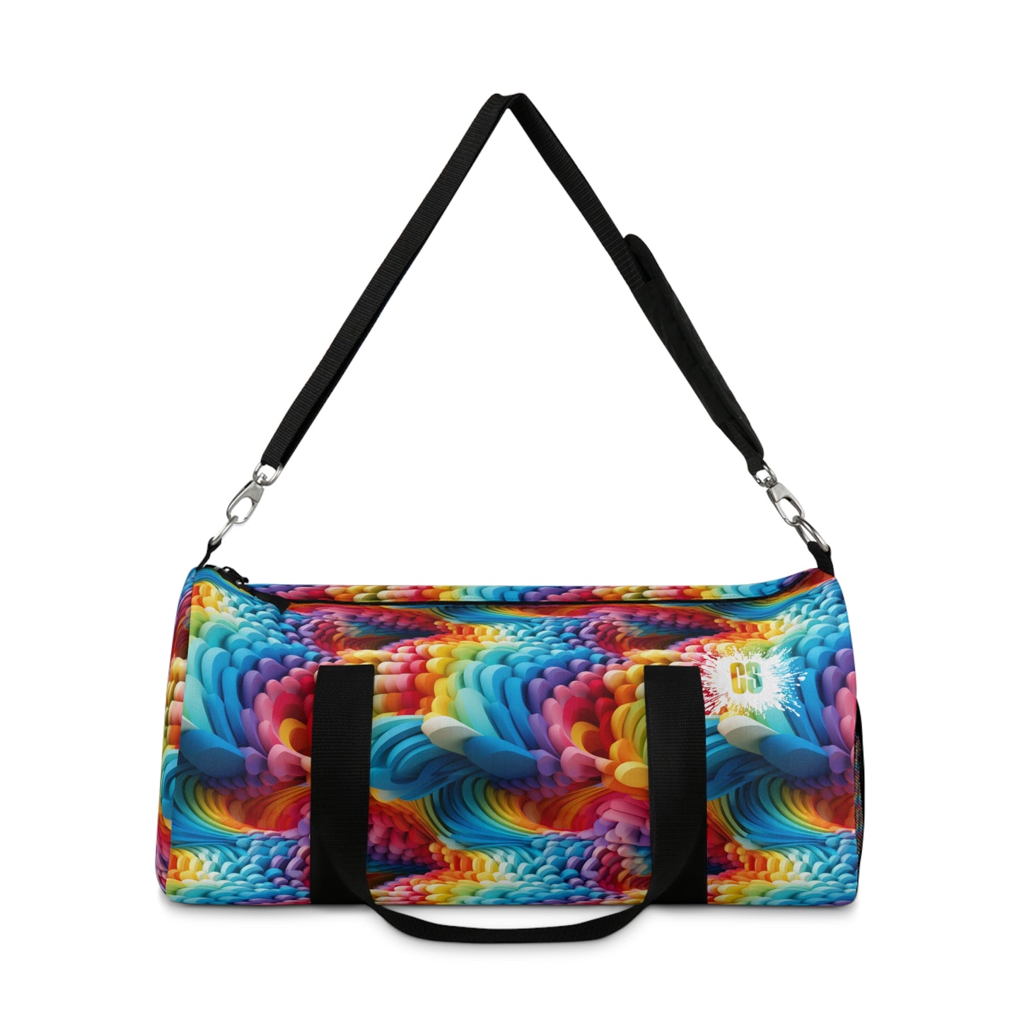 Colorful Foam Rainbow Duffel Bag