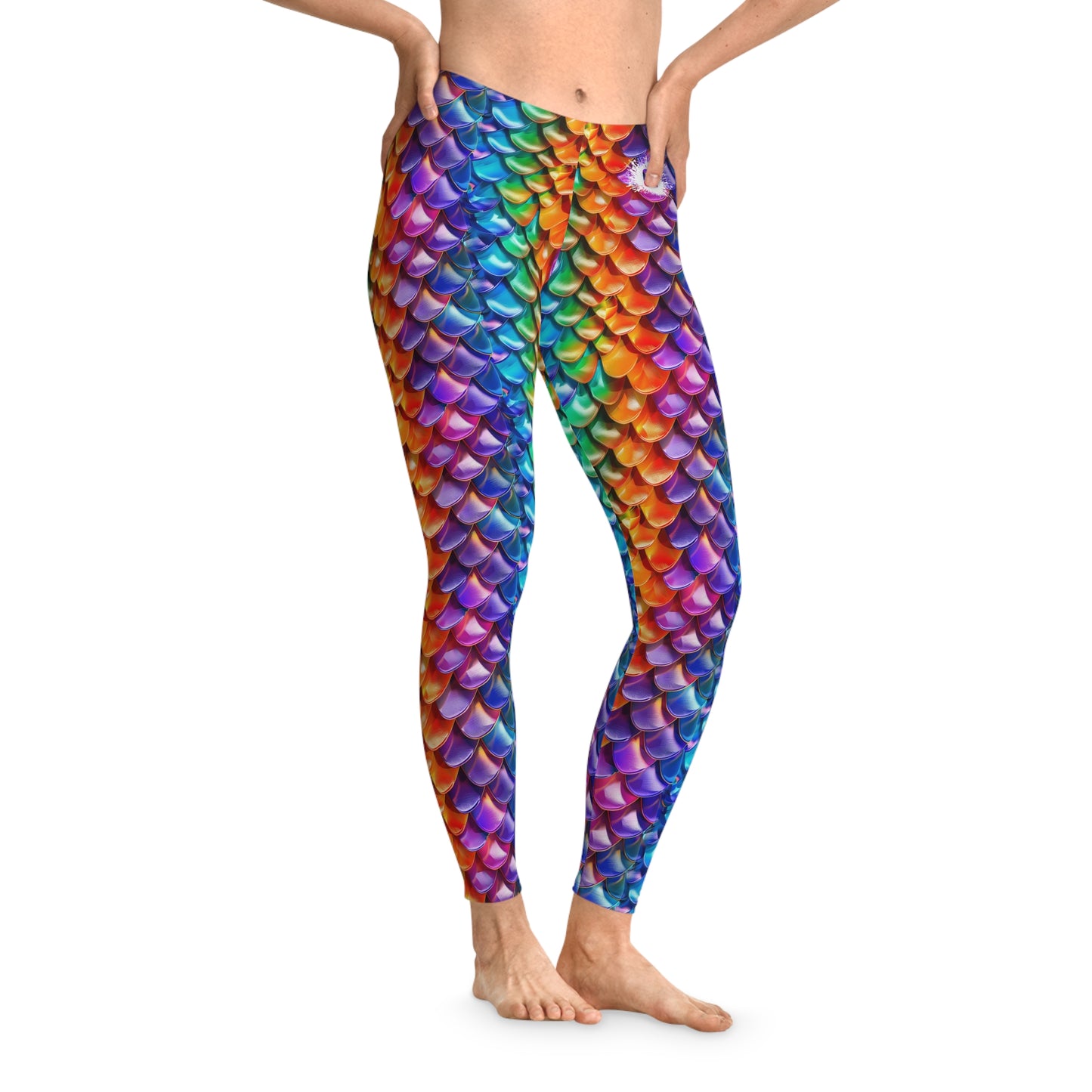 Neon Reptile Stretchy Leggings