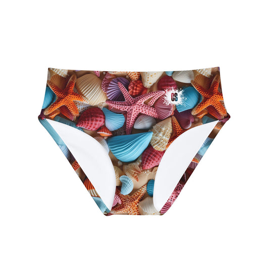 Seashells & Starfish Girls' Hipster Swimsuit Bottom