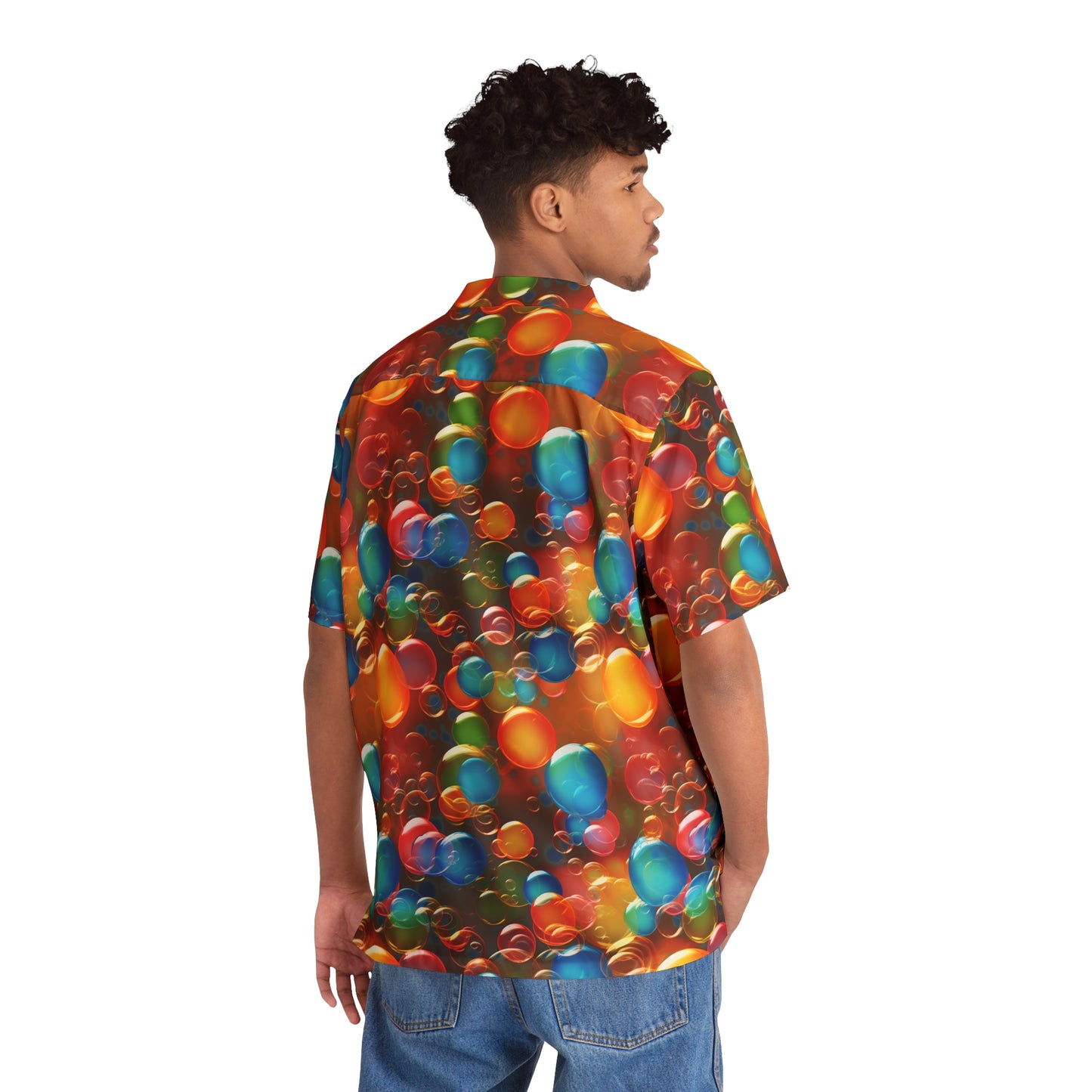 Bubble Attack Men's Hawaiian Shirt