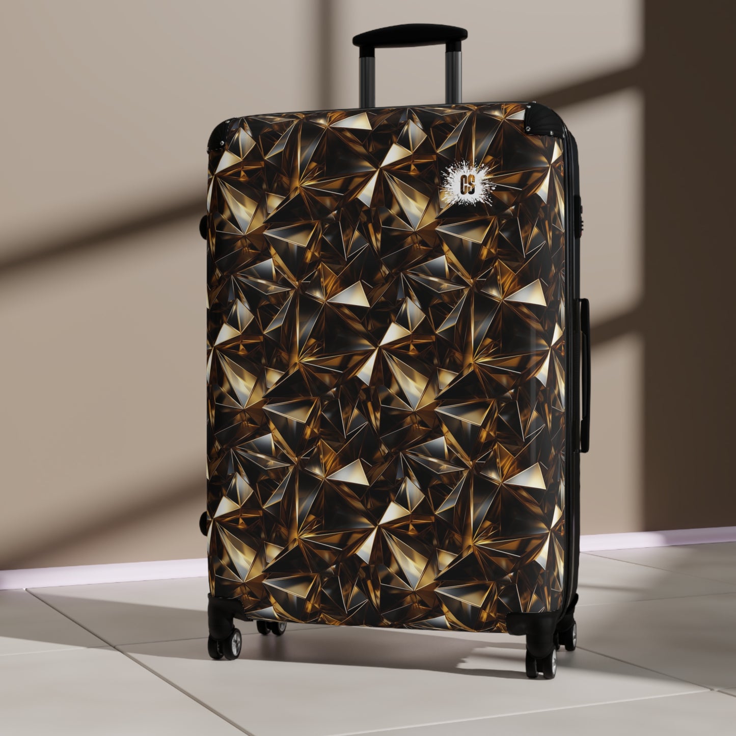 Black & Gold Jewels Suitcase