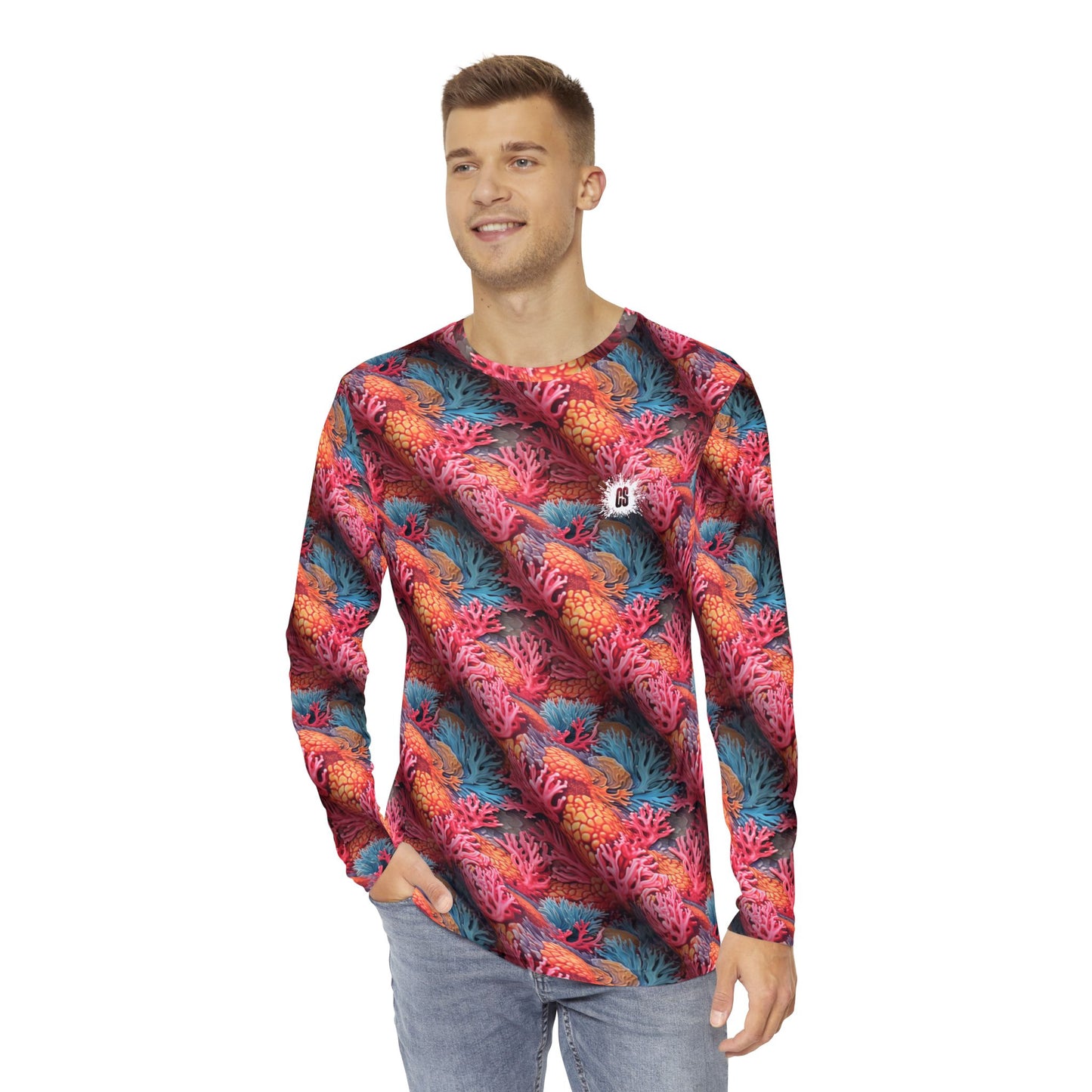 Coral Life Men's Long Sleeve Shirt