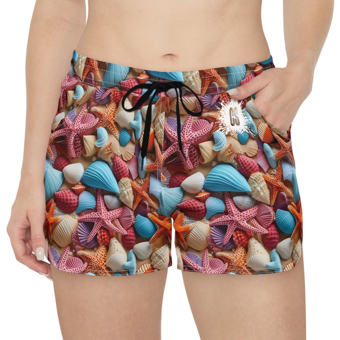 Seashells & Starfish Women's Casual Shorts