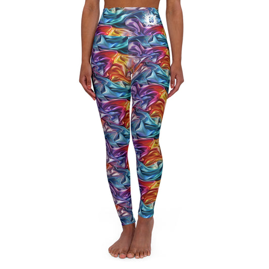 Easter Satin High Waisted Yoga Leggings